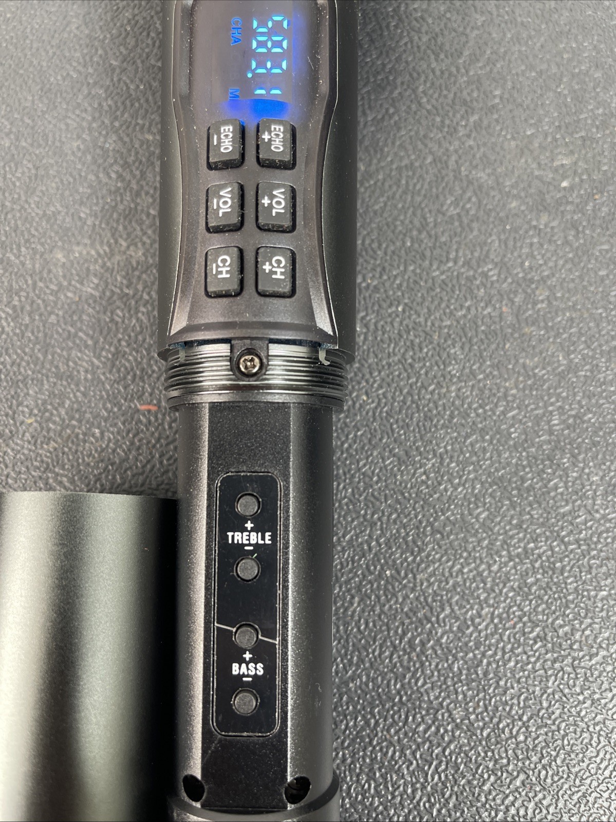 Wireless Black & Gray Microphone for karaoke singing Multi channel