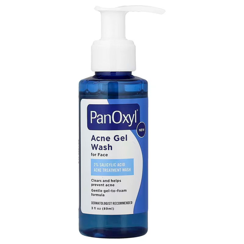 PanOxyl Acne Gel Wash for Face with 2% Salicylic Acid - 3 fl oz - Exp: 2027
