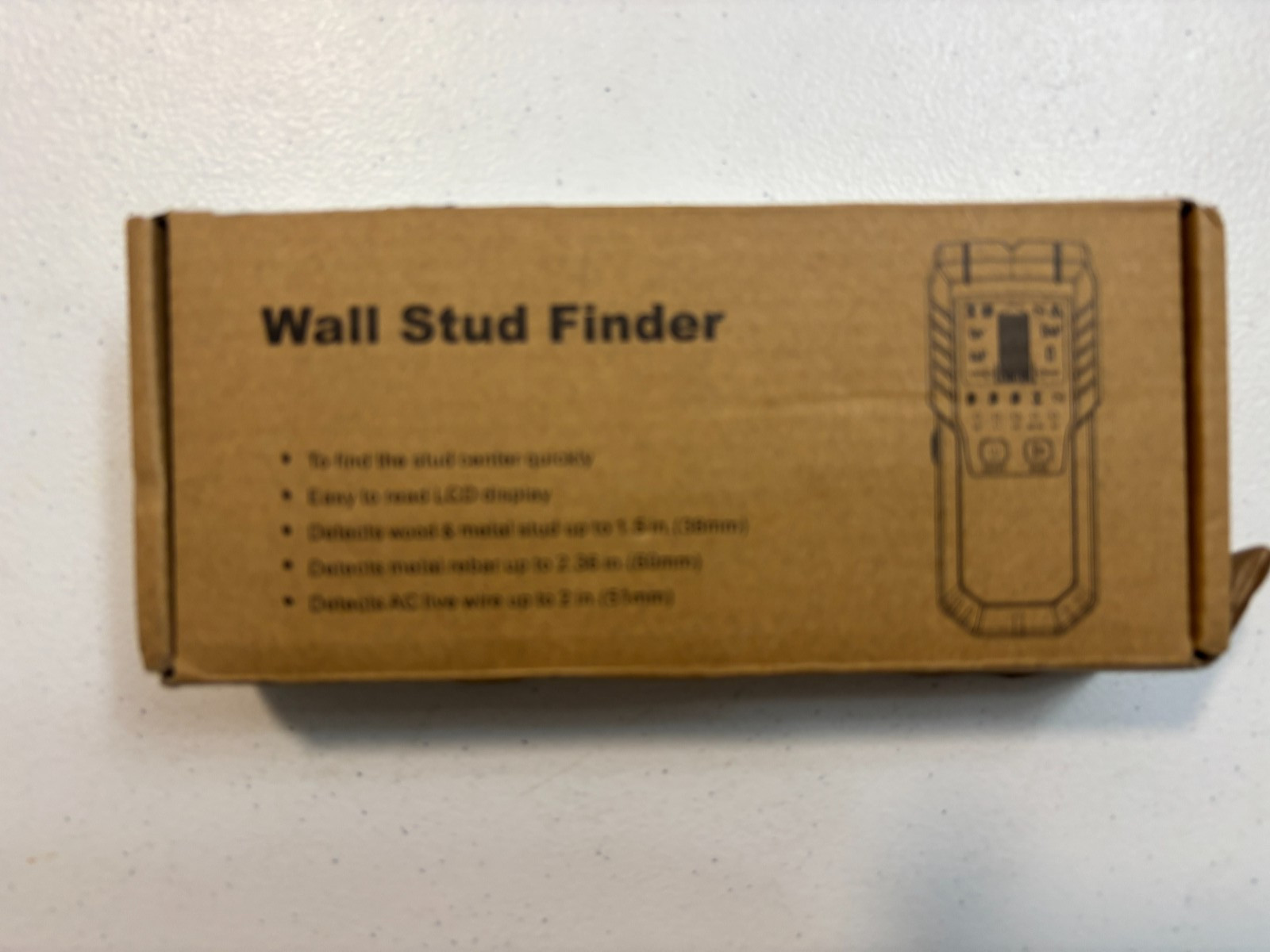 Wall Stud Finder Model: TH570 Tested Works (NEW W/Battery)