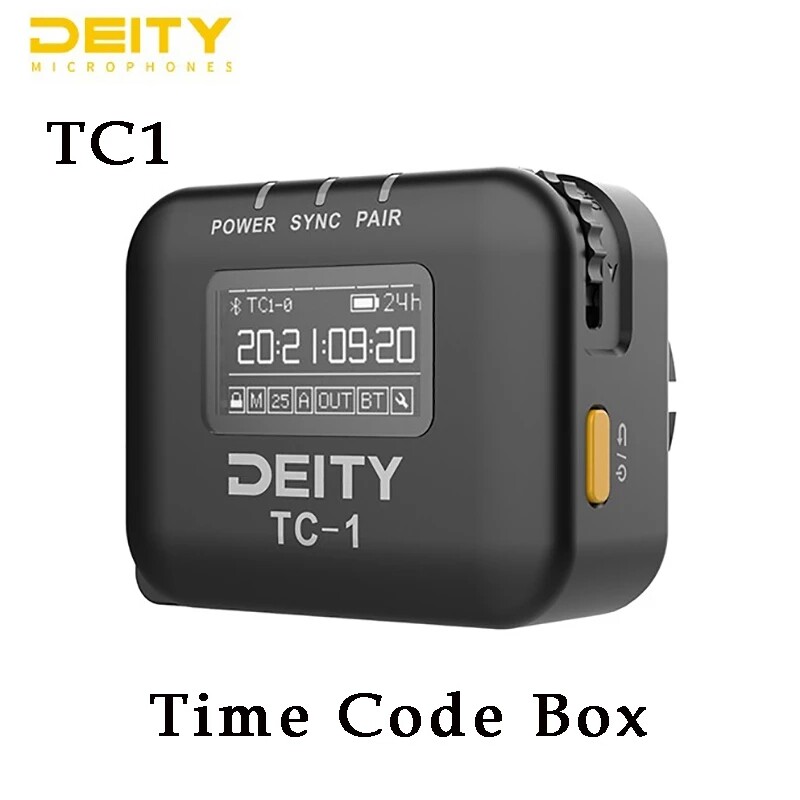 Deity TC-1 TC1 Wireless Timecode Box Generator Microphone Time Coder Recording