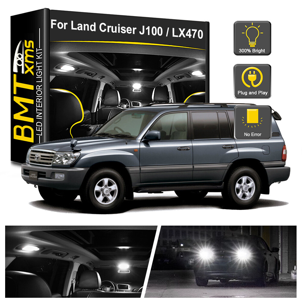 19x Interior LED Light Bulb Reverse For Toyota Land Cruiser LX470 1998-2005