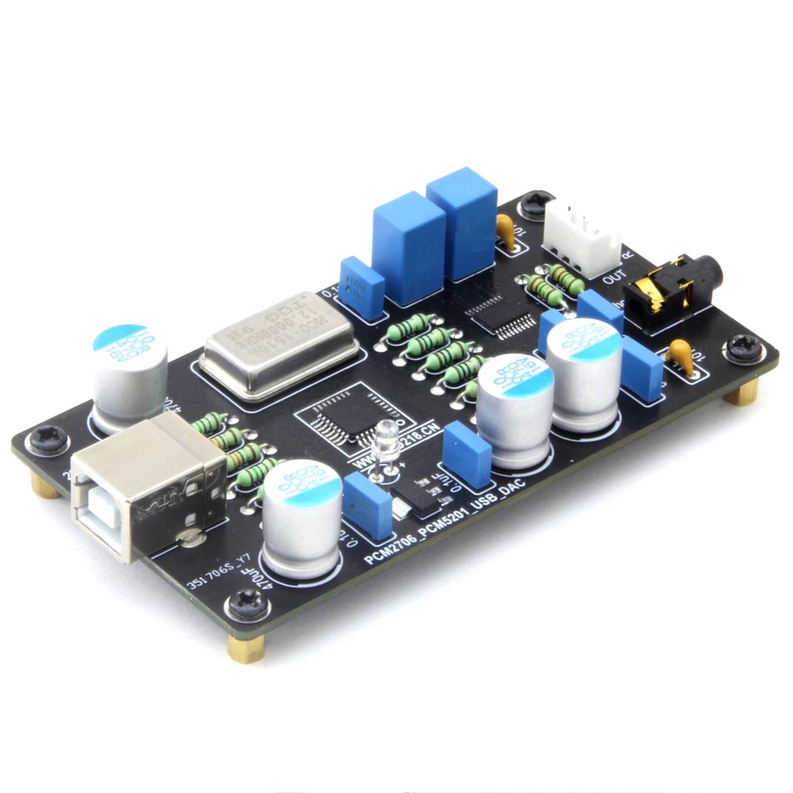 1pc PCM2706_PCM5102A loaded HI-FI class USB_DAC sound card