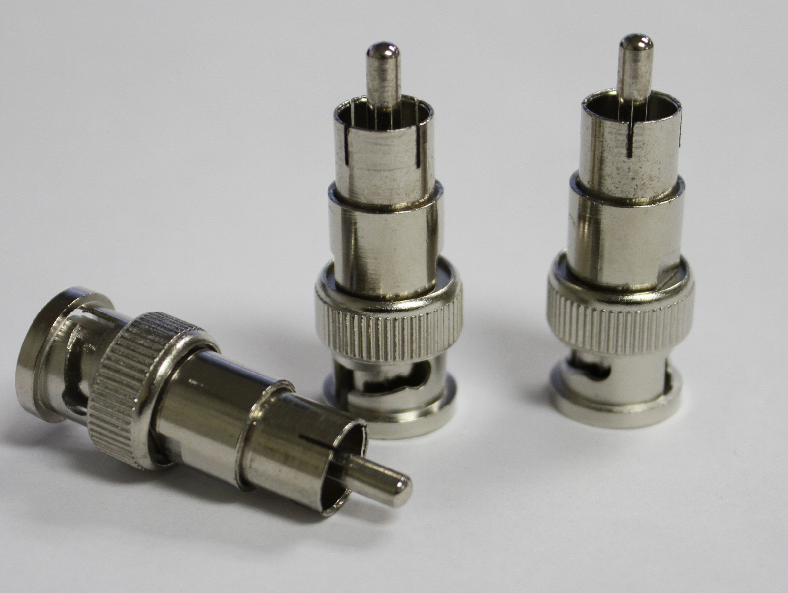 10 Lots BNC male to RCA male Adapter for Video cable