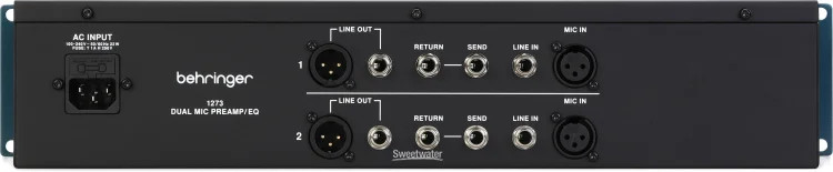 Behringer 1273 2-channel Microphone Preamplifier and Equalizer