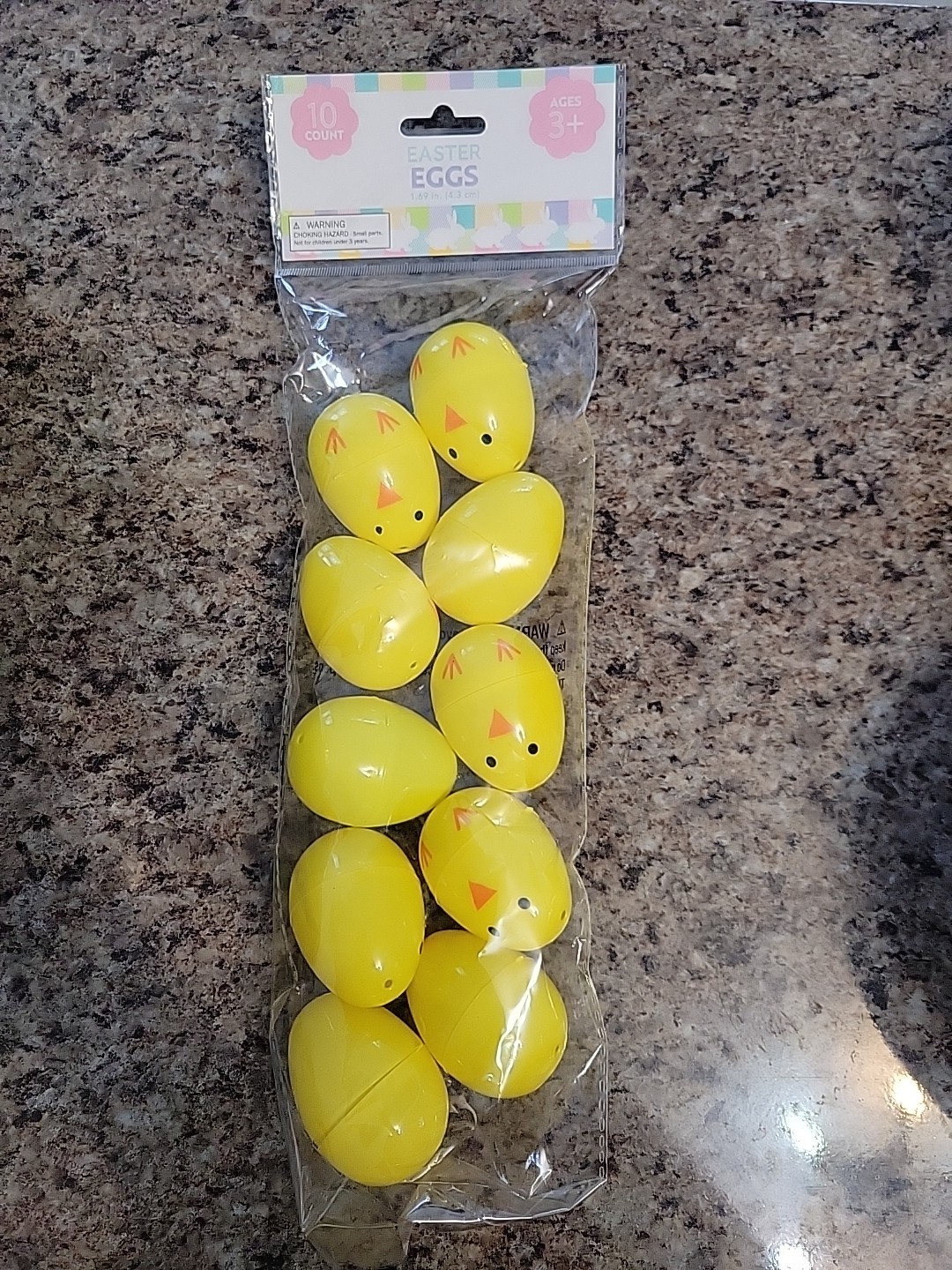 Easter 🐣 Printed Easter Eggs 10ct Easter Baskets Filling 2”