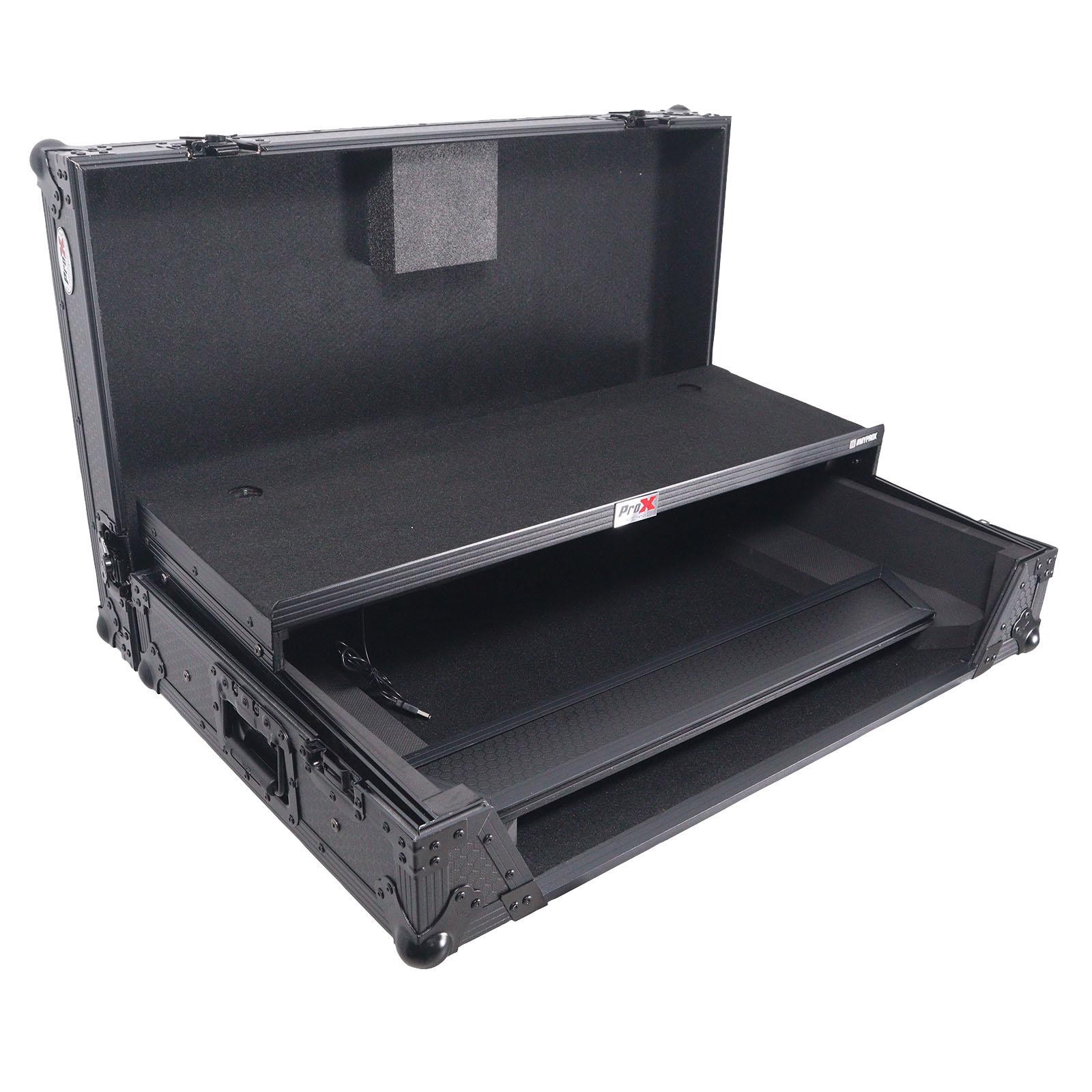 ProX XS-RANESYSONEWLTBLED Black Case for Rane SYSTEM ONE with Shelf