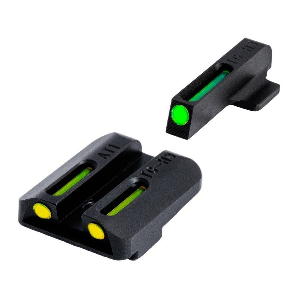 Truglo TFO Fiber-Optic Sights For Glock Low 22 Green Front Yellow Rear TG131GT1Y