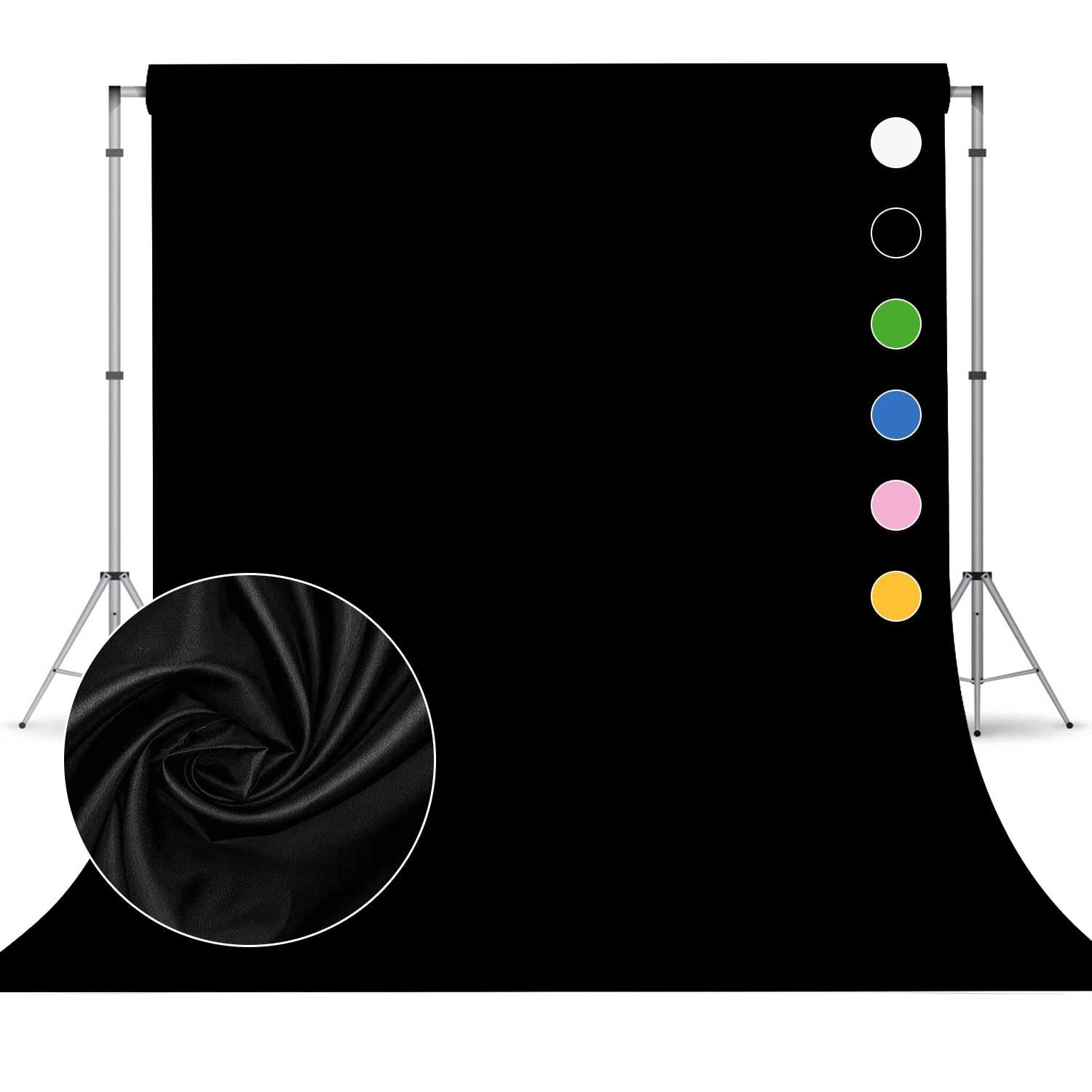 Tersum Black Photo Backdrop For Photoshoot Black Photography Backdrop For