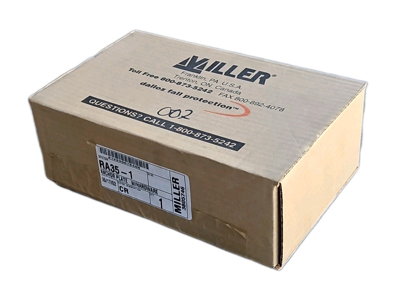 Honeywell Miller RA35-1/ Removable Roof Anchor With O-Ring & Hardware *FREE SHIP