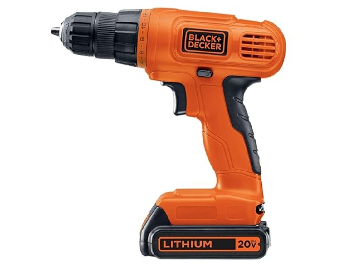 BLACK+DECKER LD120VA 20V MAX POWERCONNECT Cordless Drill With Bits