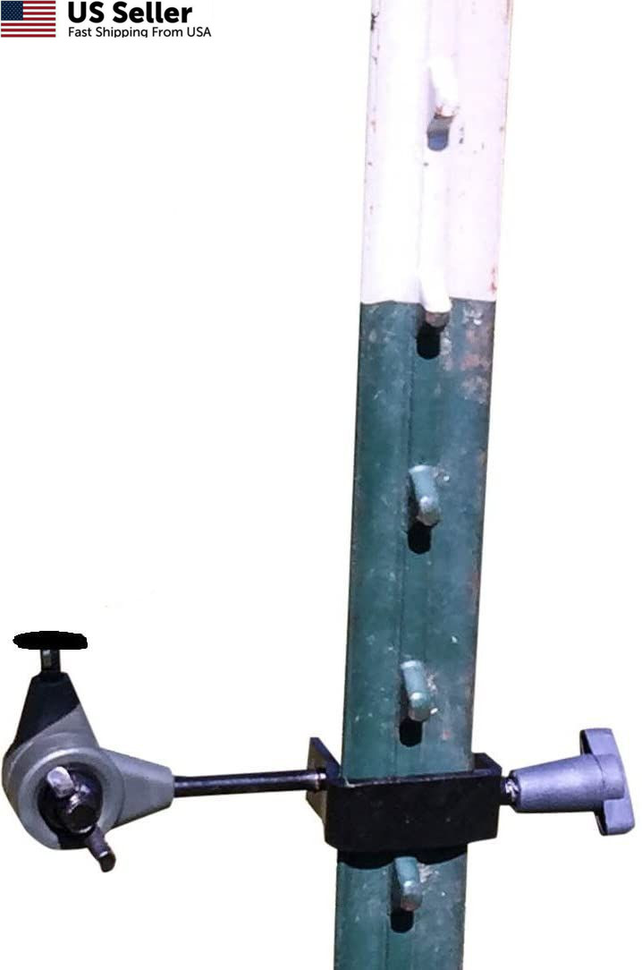 HME T-Post Trail Camera Holder | Compact Sturdy 1 Count (Pack of 1), Brown