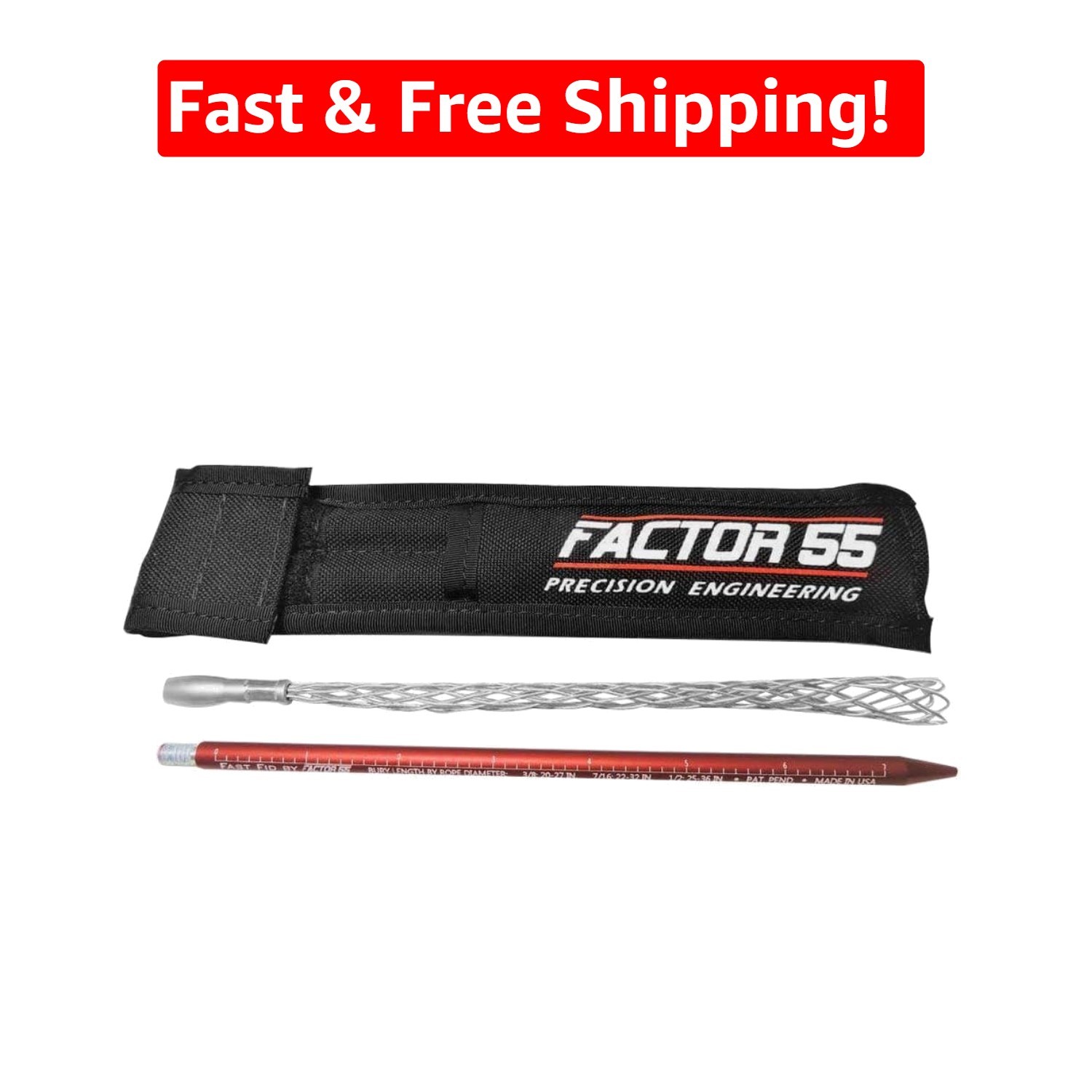 Fast FID Rope Splicing Tool - Essential Aluminum Gear for Trail Repairs