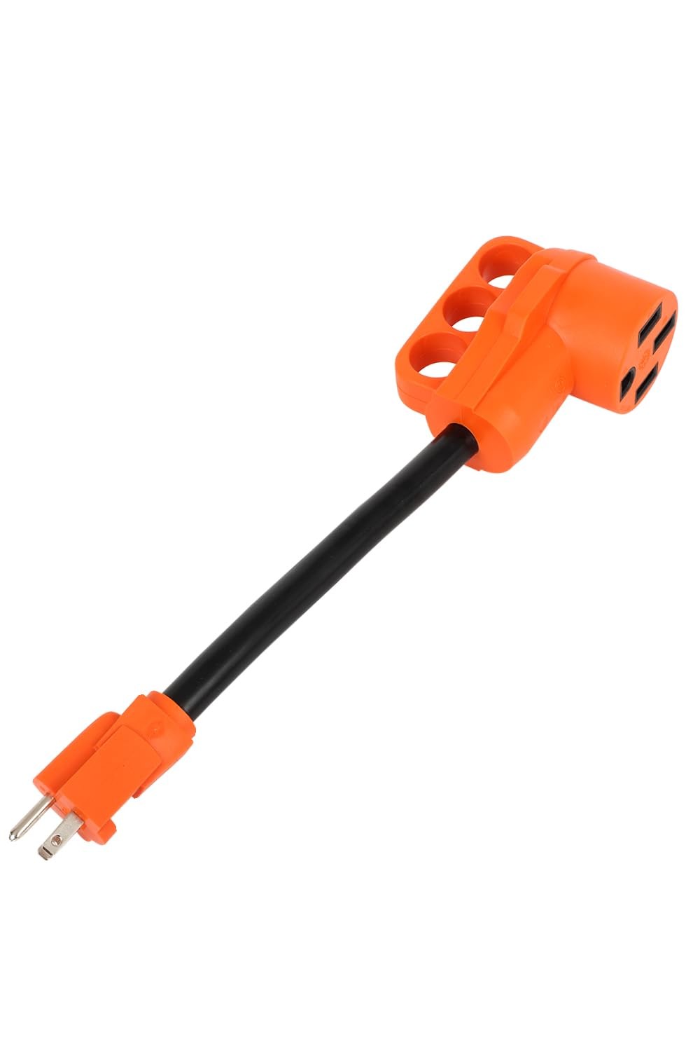 15 Amp to 50 Amp RV Adapter, NEMA 5-15P to 14-50R Female Receptacle Dogbone E...