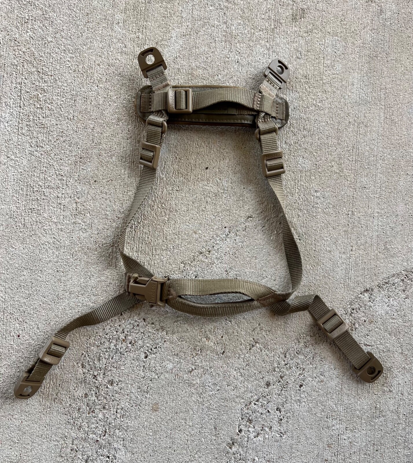 Used ACH & ECH Improved H-nape Retention Chin Strap Head-Loc OPS CORE NSW CAG