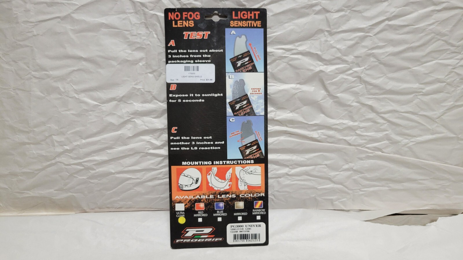 ProGrip ART.3000 Integral Light Sensitive Lens - 170935