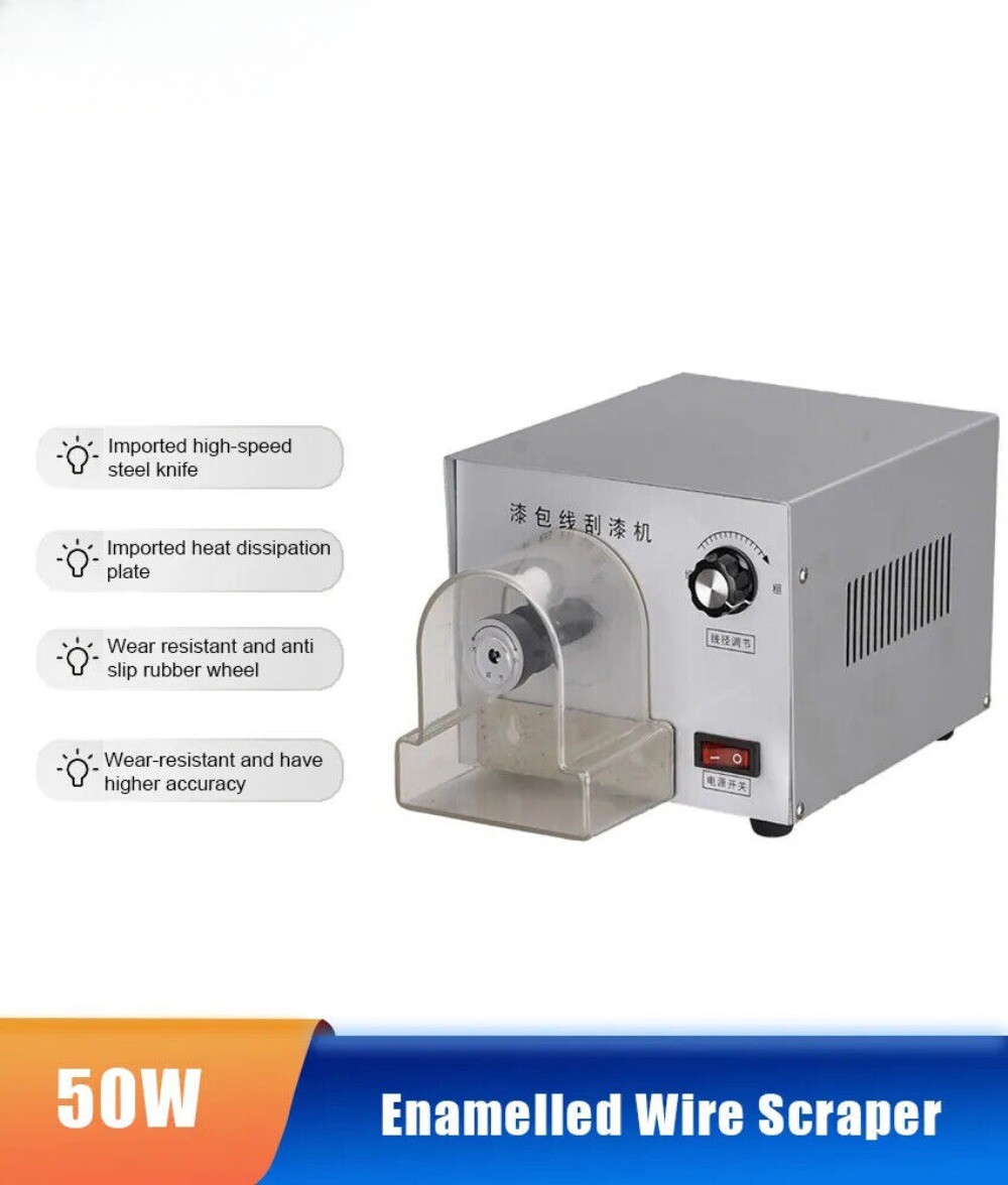 Enameled Wire Electric Paint Scraping Machine Paint Stripping Wire Wheel XC-550