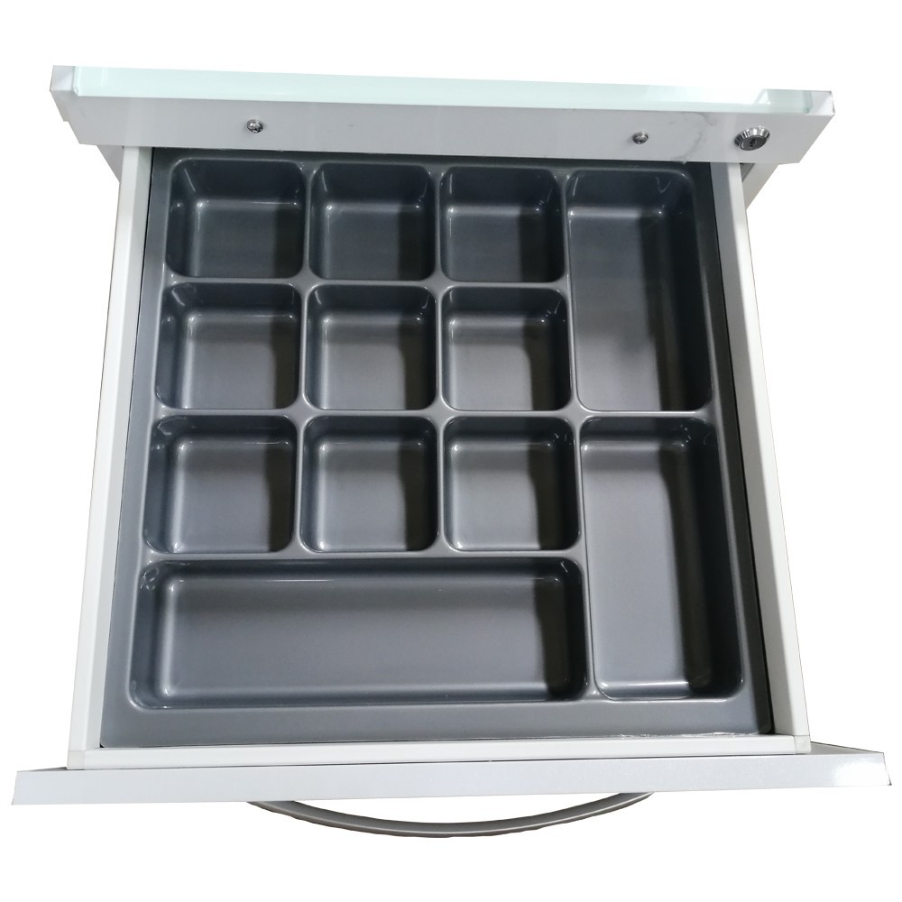 Five Drawers Office Assistant's Mobile storage Cabinet with Two Partition Trays