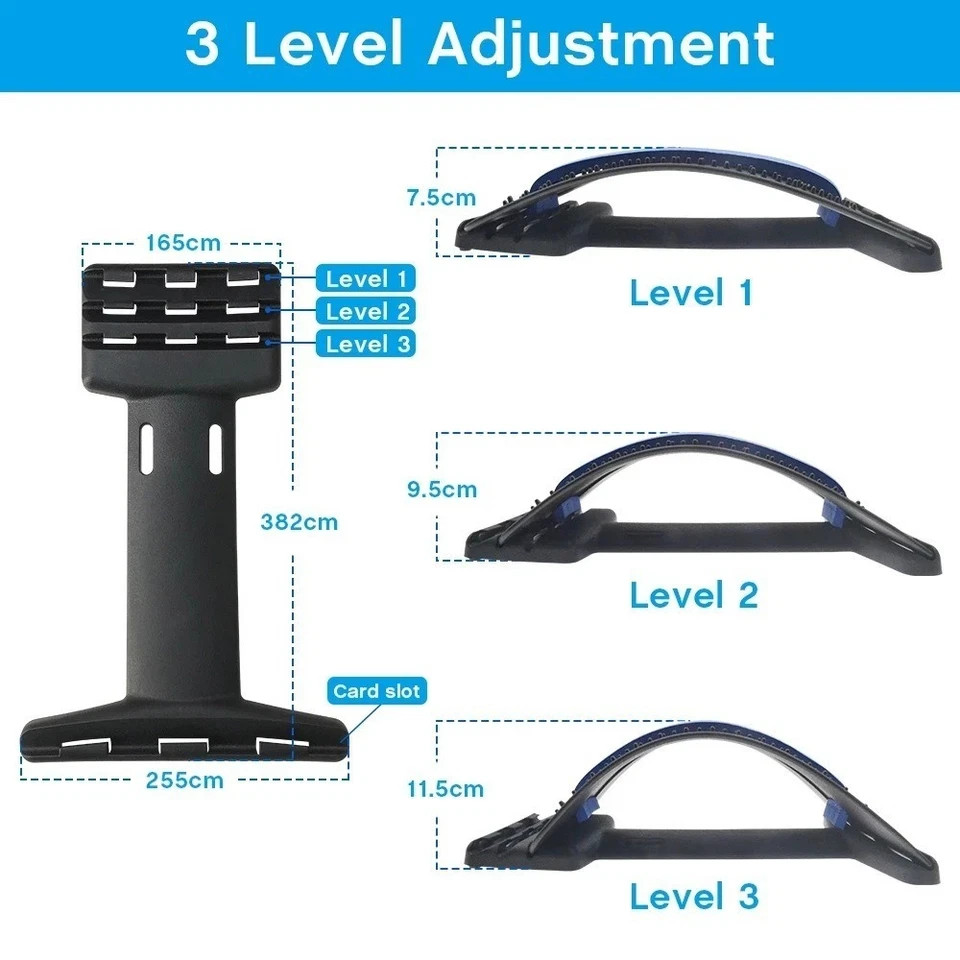 Back Massage Muscle Relax Stretcher Posture Therapy Corrector Back Stretch Spine