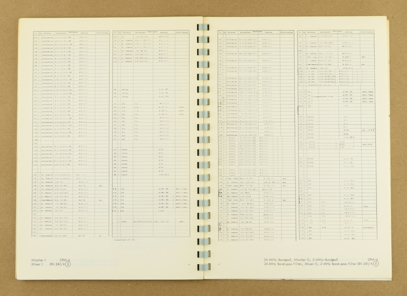 Wandel & Goltermann SPM-6 Selective Level Meter Appendix Schematics Manual