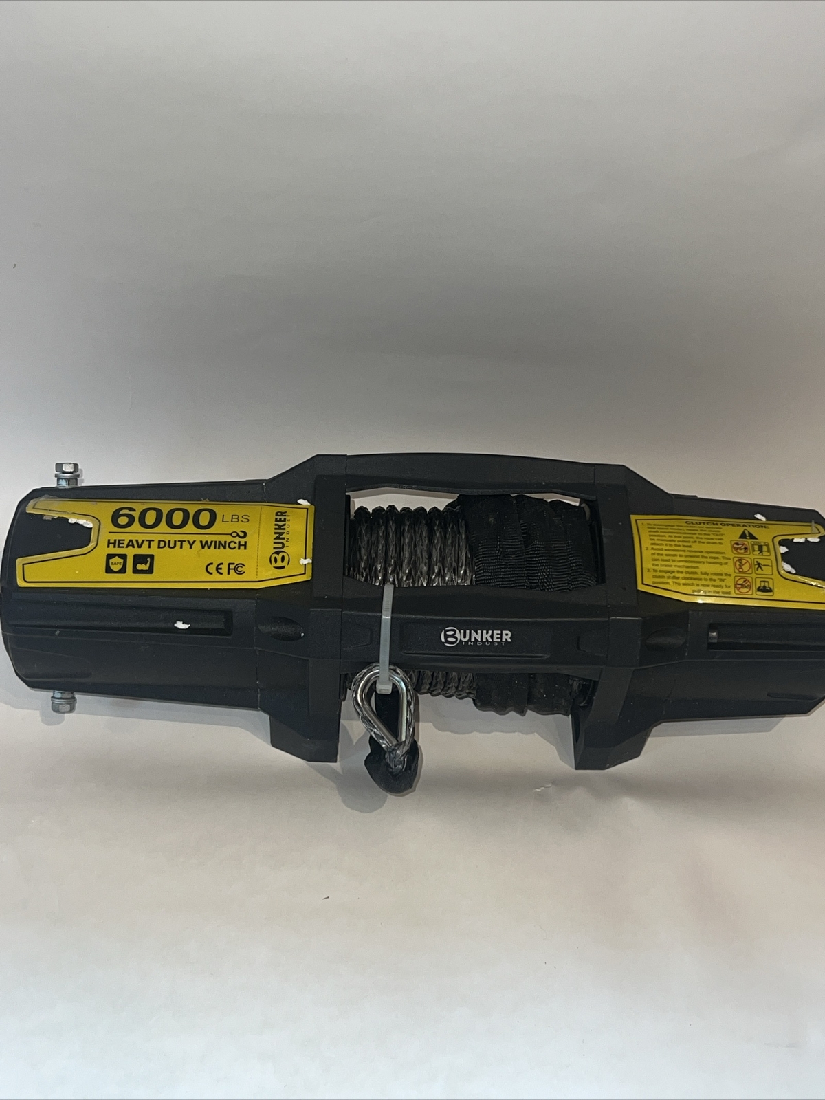 Bunker Indust 6000 LBS HEAVT DUTY WINCH. Free Shipping.