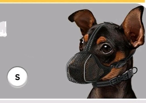 Dog Muzzle Mesh Soft Muzzle Size Small Dogs Breathable No Biting