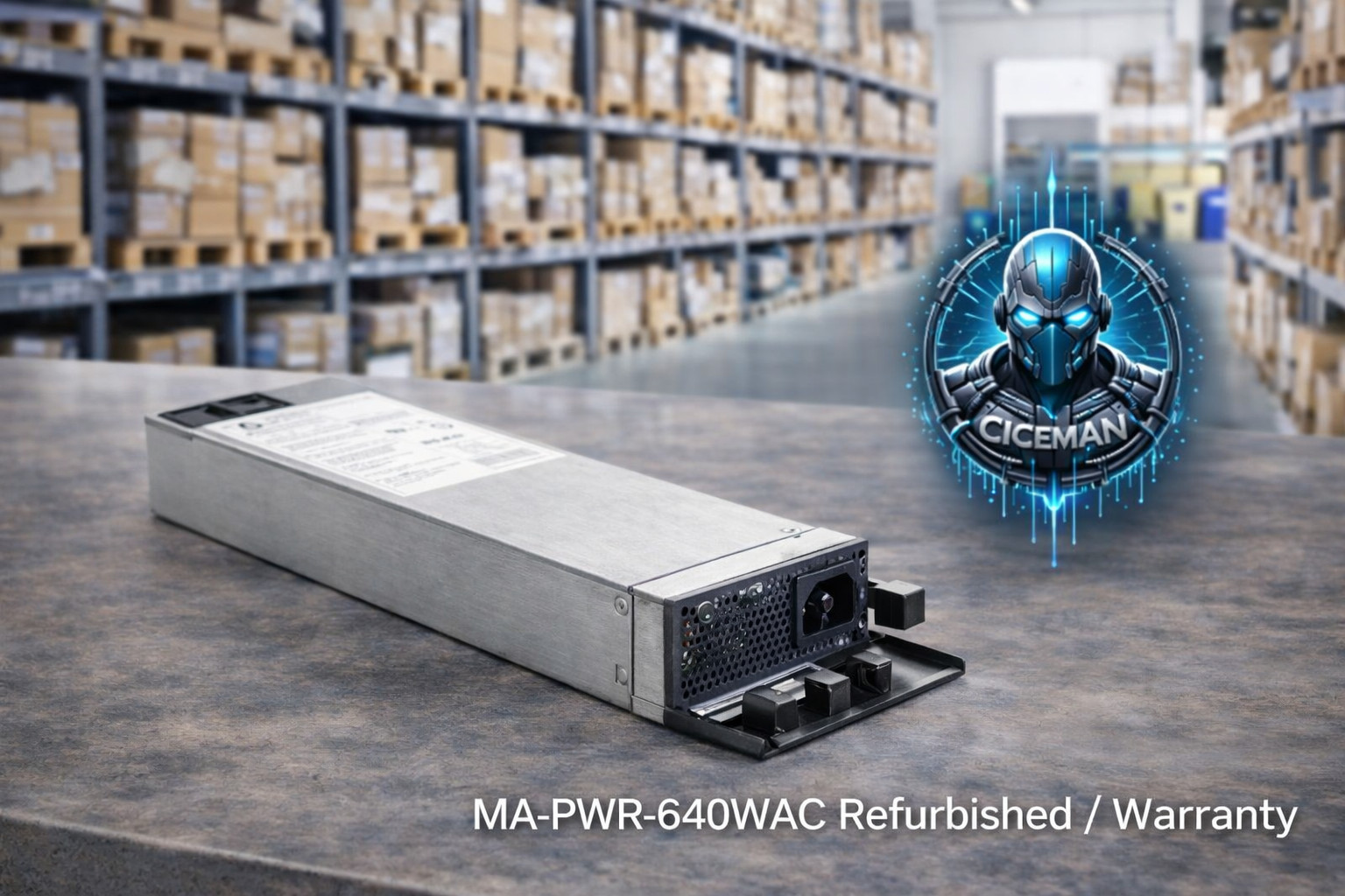 Cisco MA-PWR-640WAC PoE 640W AC Switch Power Supply I Meraki MS250 Series