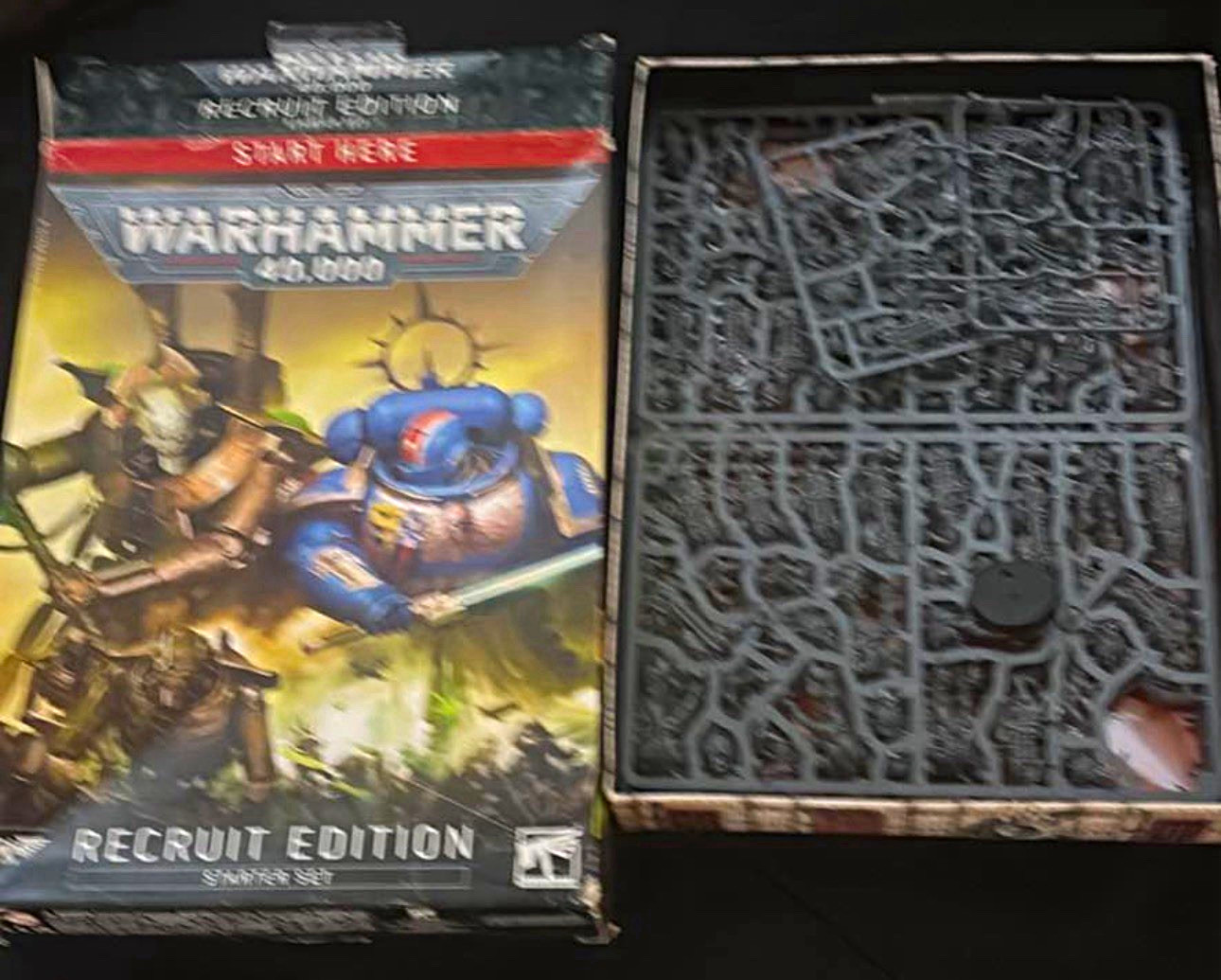 Warhammer 40K Recruit Edition Necron Half – Warriors, Royal Warden, Scarabs