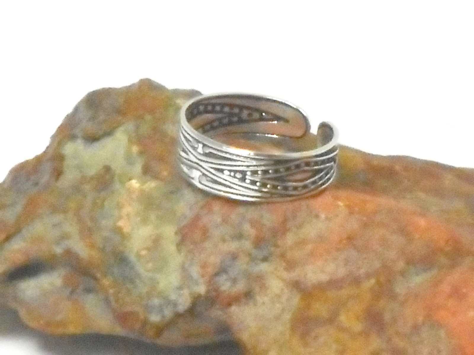Adjustable TOE RING Sterling Silver 925 - Gift Boxed!