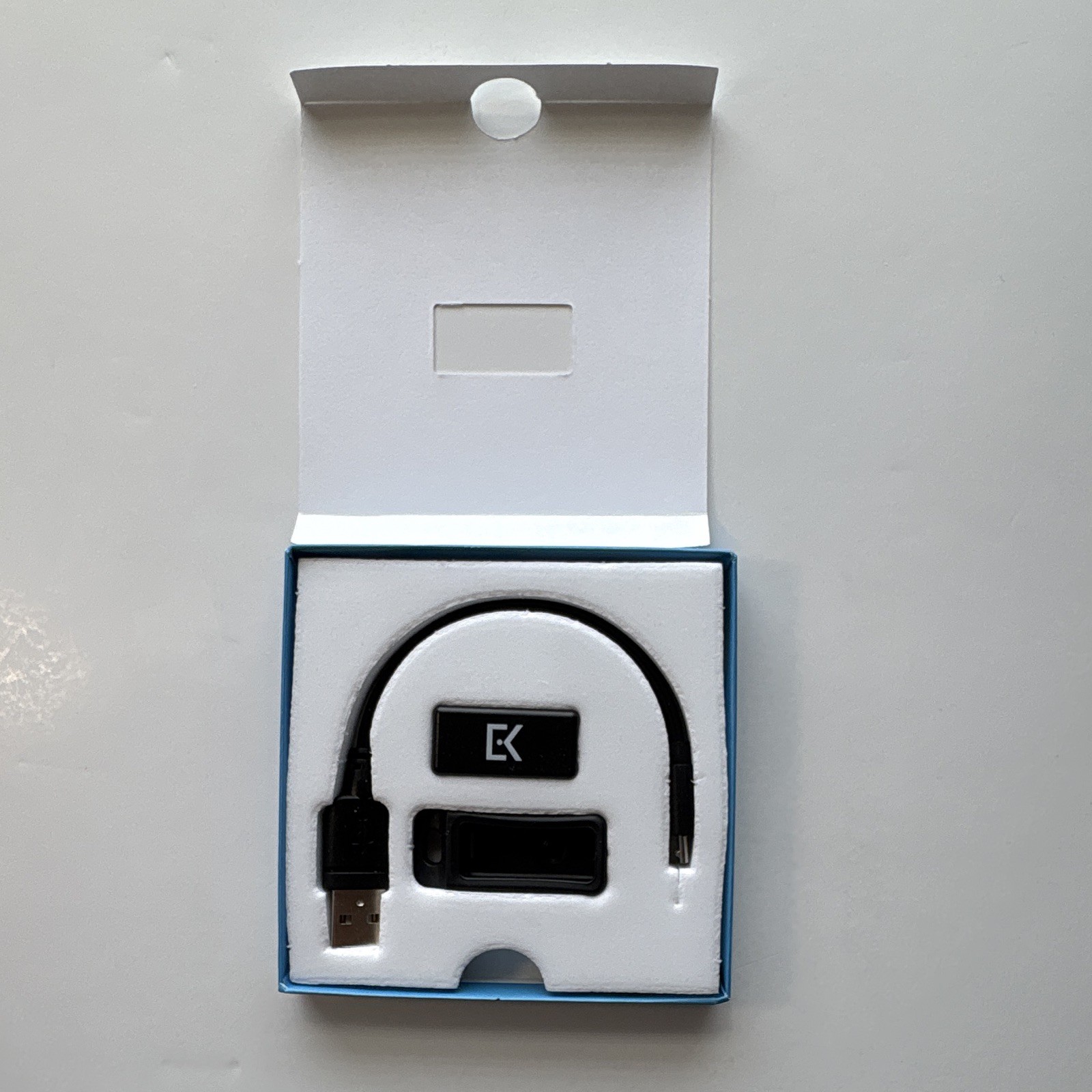 Everykey Password Manager Access Control Device Kit w/ Charging Cable & Key Ring