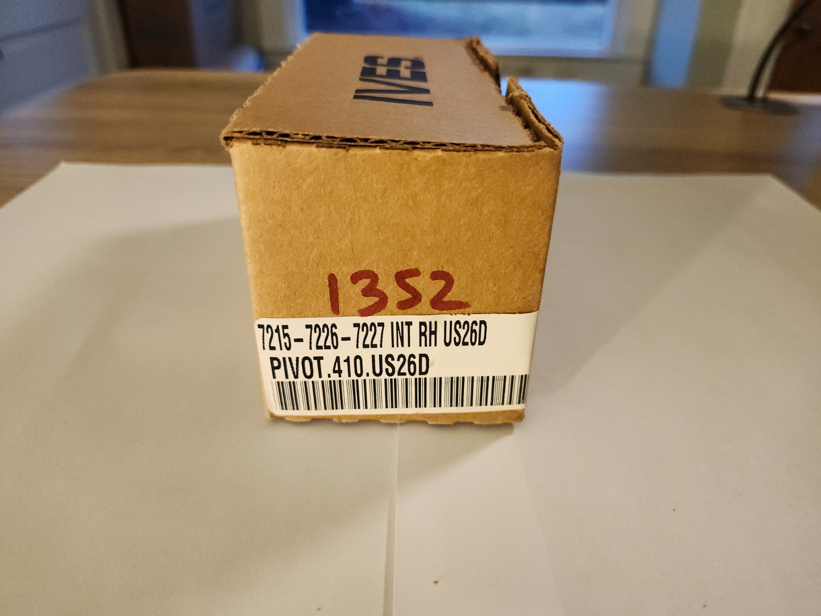 IVES 3/4" Offset Intermediate Pivot - RH 7215-7226-7227 INT RH US26D (Pivot.410)