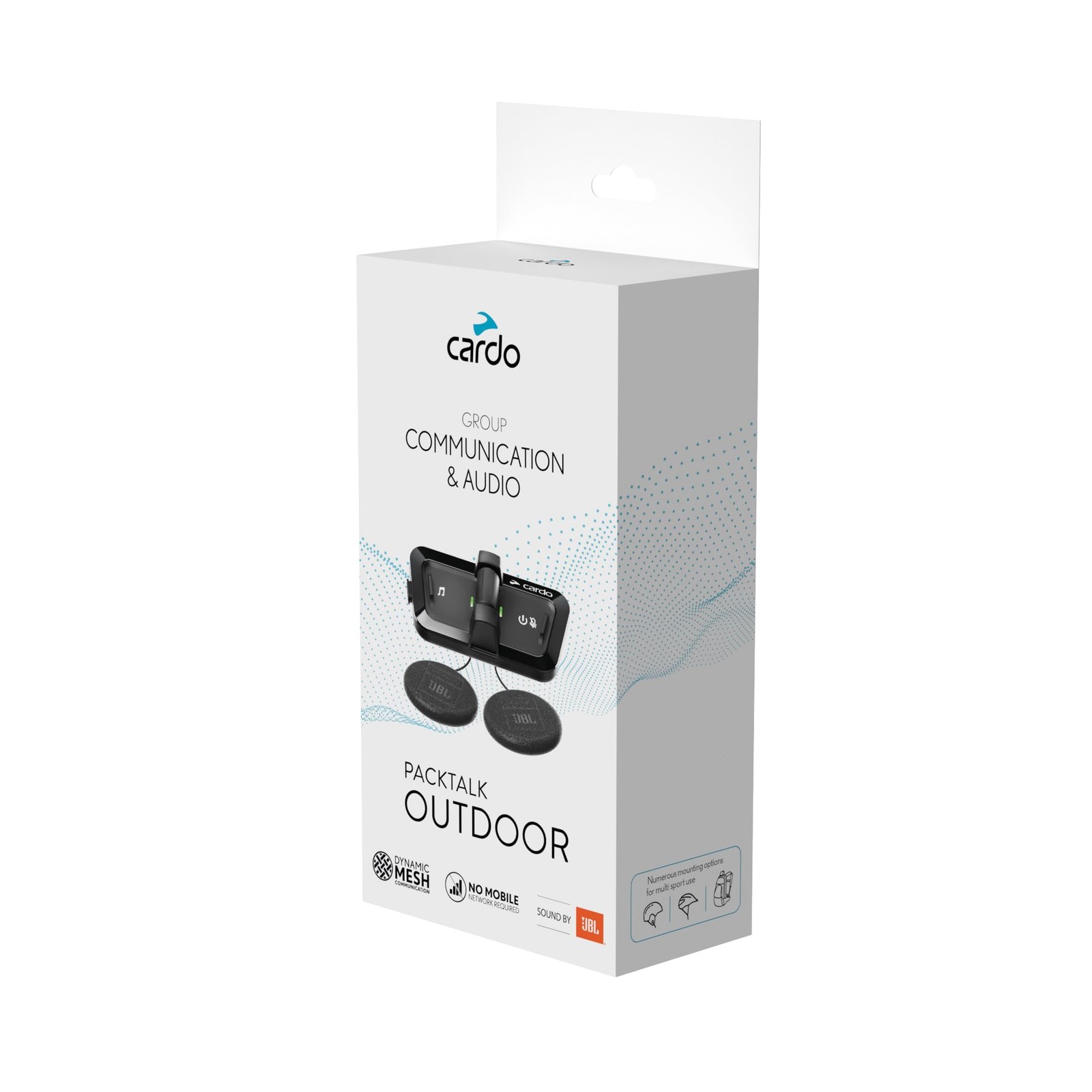 Cardo PACKTALK Outdoor Helmet Communication System Black