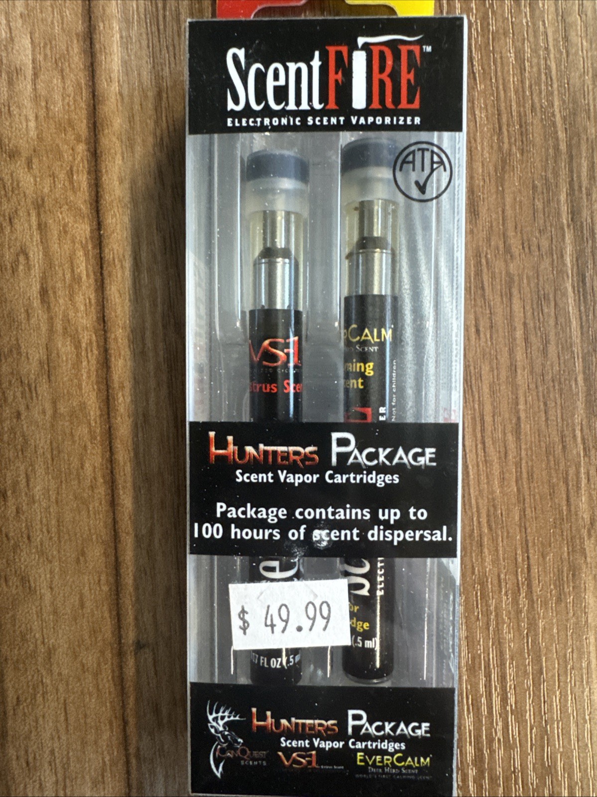 NEW Scent Fire Electronic Scent Vaporizer VS 1 and EverCalm Deer Herd Scent