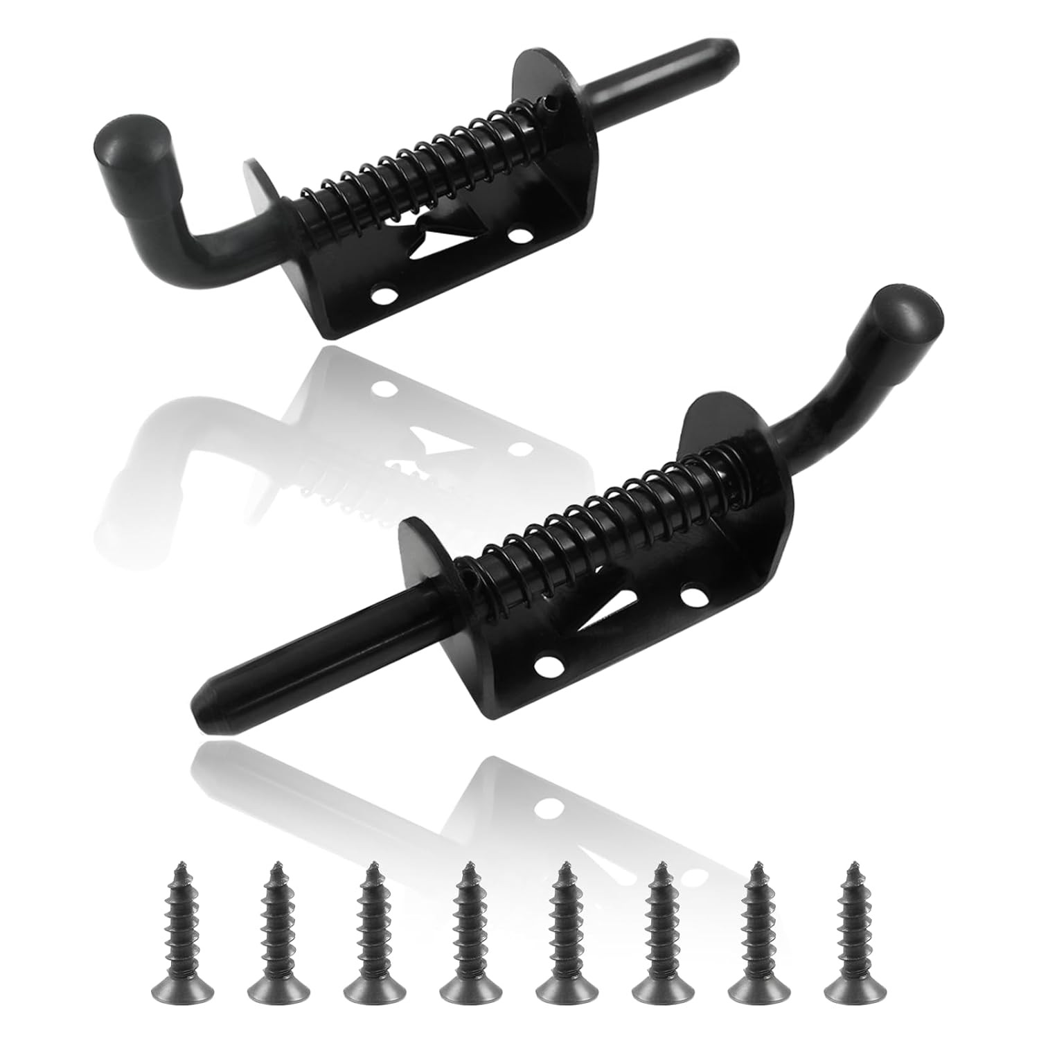 2 Packs Spring Loaded Latch Pin, Heavy Duty Barrel Bolt Door Latch, Stainless St