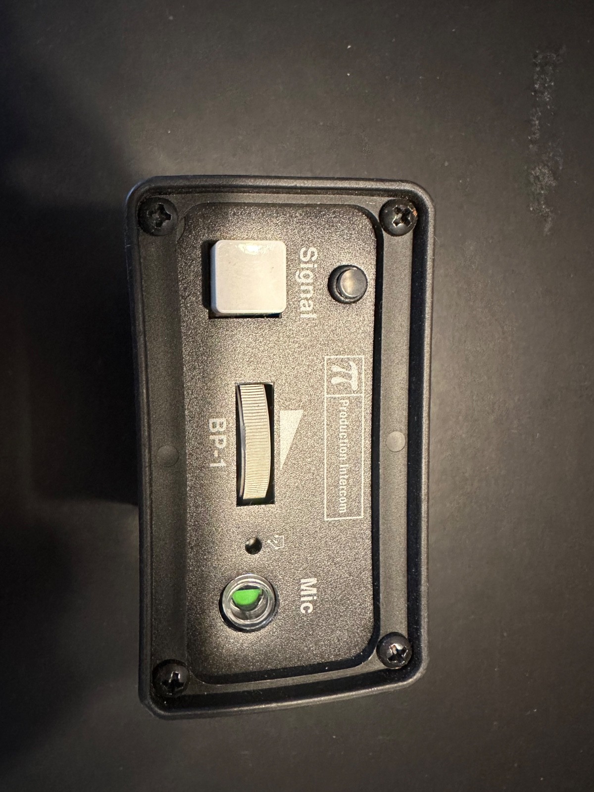 Production Intercom BP-1 Single Channel Belt Pack