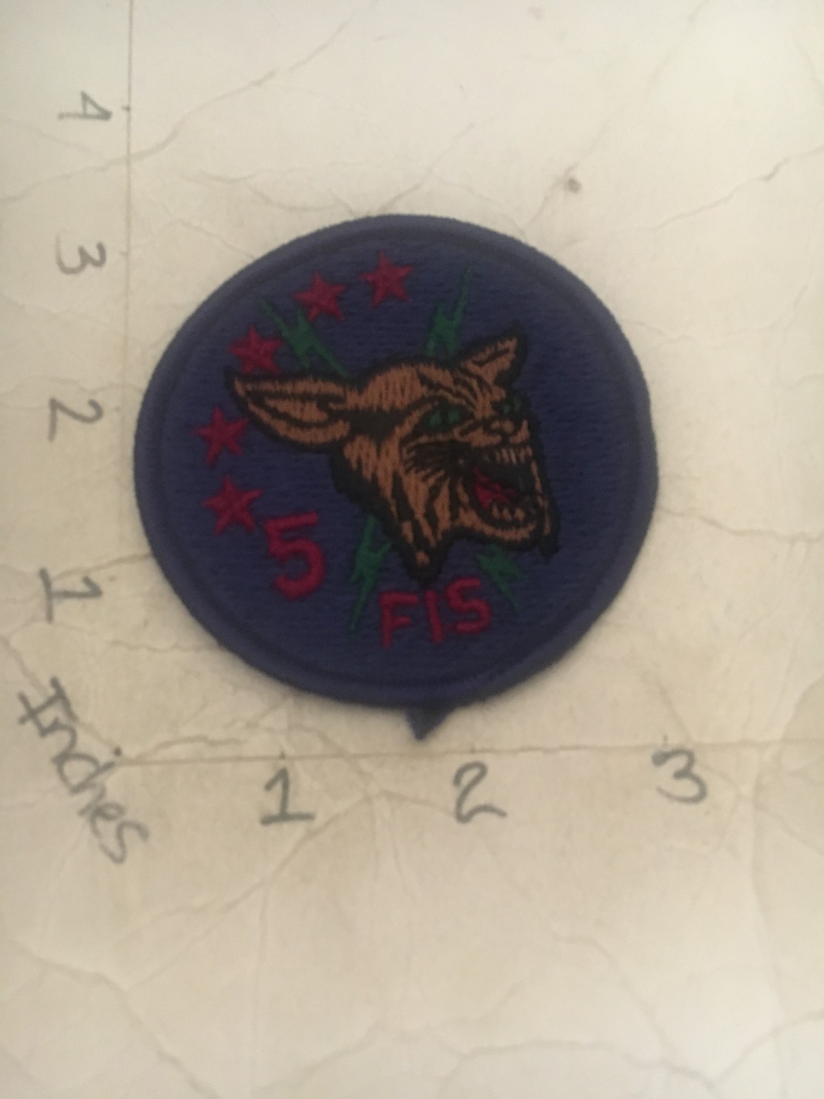 USAF 5th Fighter Interceptor Squadron subdued patch 7/6/25