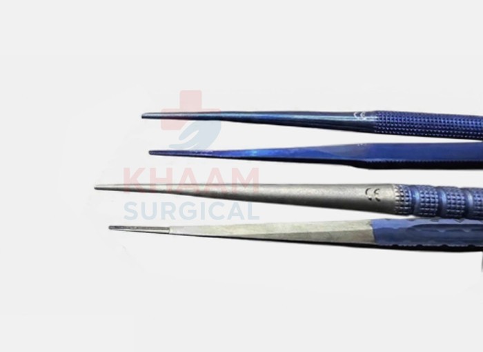 Scanlan 3003-932 2 Pcs Legacy Micro Forceps,1.0mm Debakey Tip, 7 1/8"Titanium