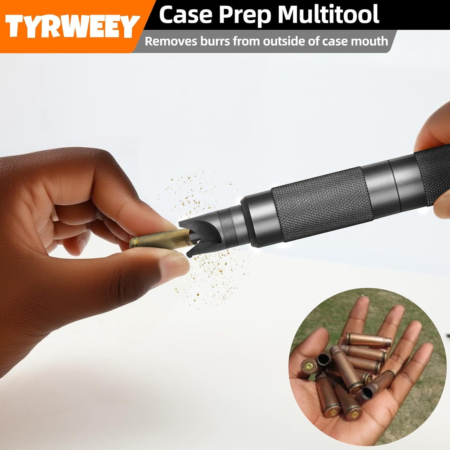 Case Prep Multitool, Case Chamfer Deburring Tools for Reloading, Primer Pocket