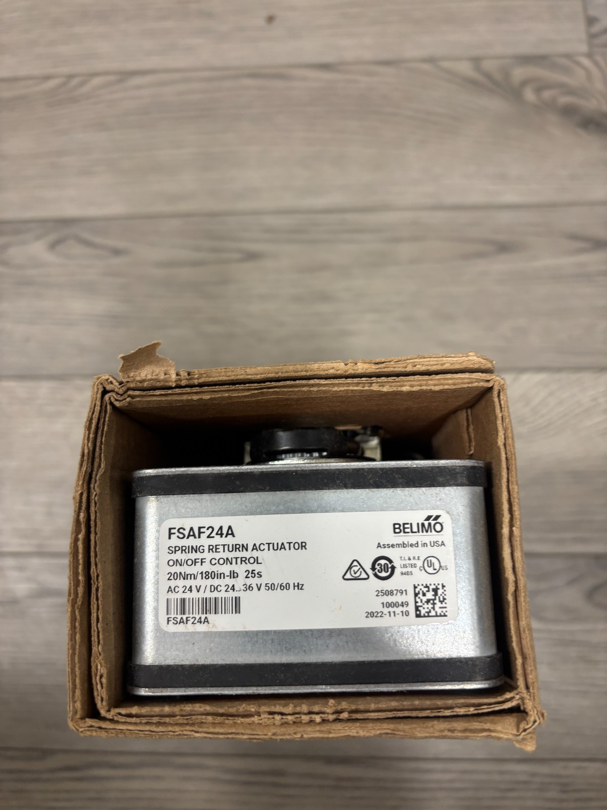 BELIMO FSAF24A Damper Actuator 20Nm 24VAC/DC