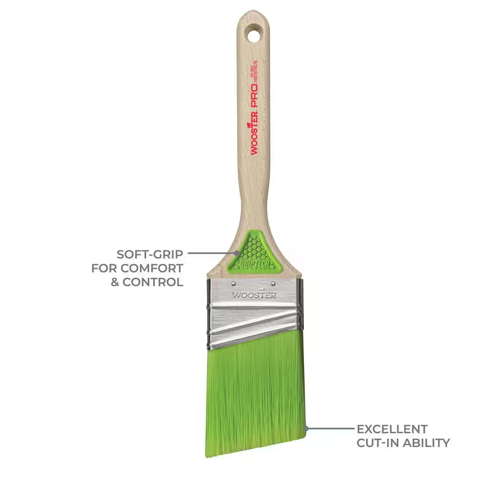 2-1/2 In. Griptech Polyester Angle Sash Brush
