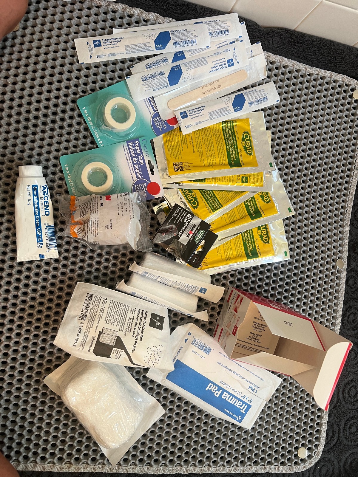 Silver Sulfadiazine Cream & Burn Supplies