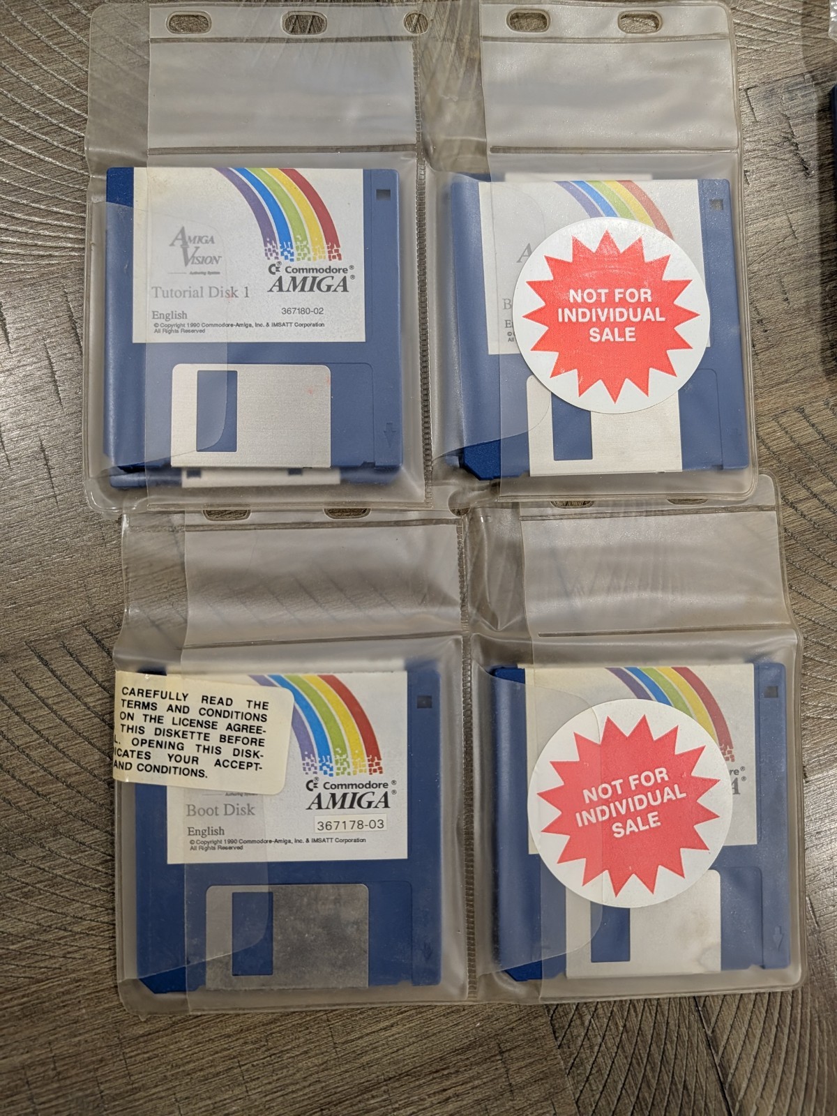 Commodore Amiga Hard Disks-Multiple Programs-Selling As Is