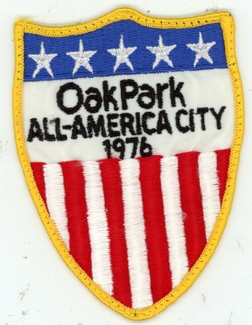 ILLINOIS IL OAK PARK POLICE ALL AMERICA CITY NICE SHOULDER PATCH SHERIFF