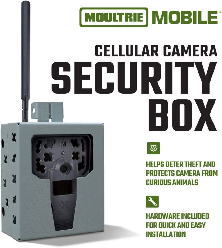 Moultrie Mobile Cellular Camera Security Box Brown