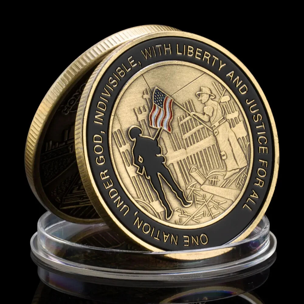 Honoring and Remembering 11 September 2001 Commemorative Challenge Coin Gift