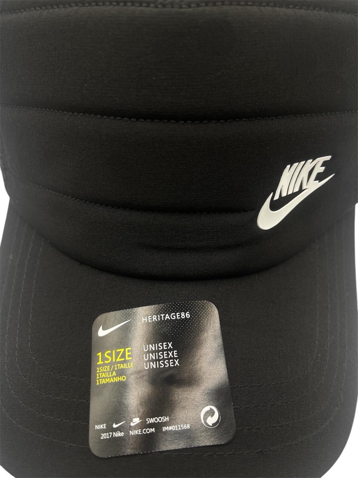 Nike Heritage 86 - Trucker Hat Adjustable Strap Black New with Tags