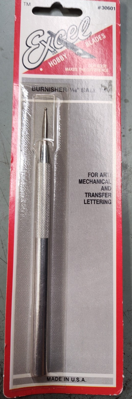 Excel 30601 1/16" Burnisher Ball Tip  NEW