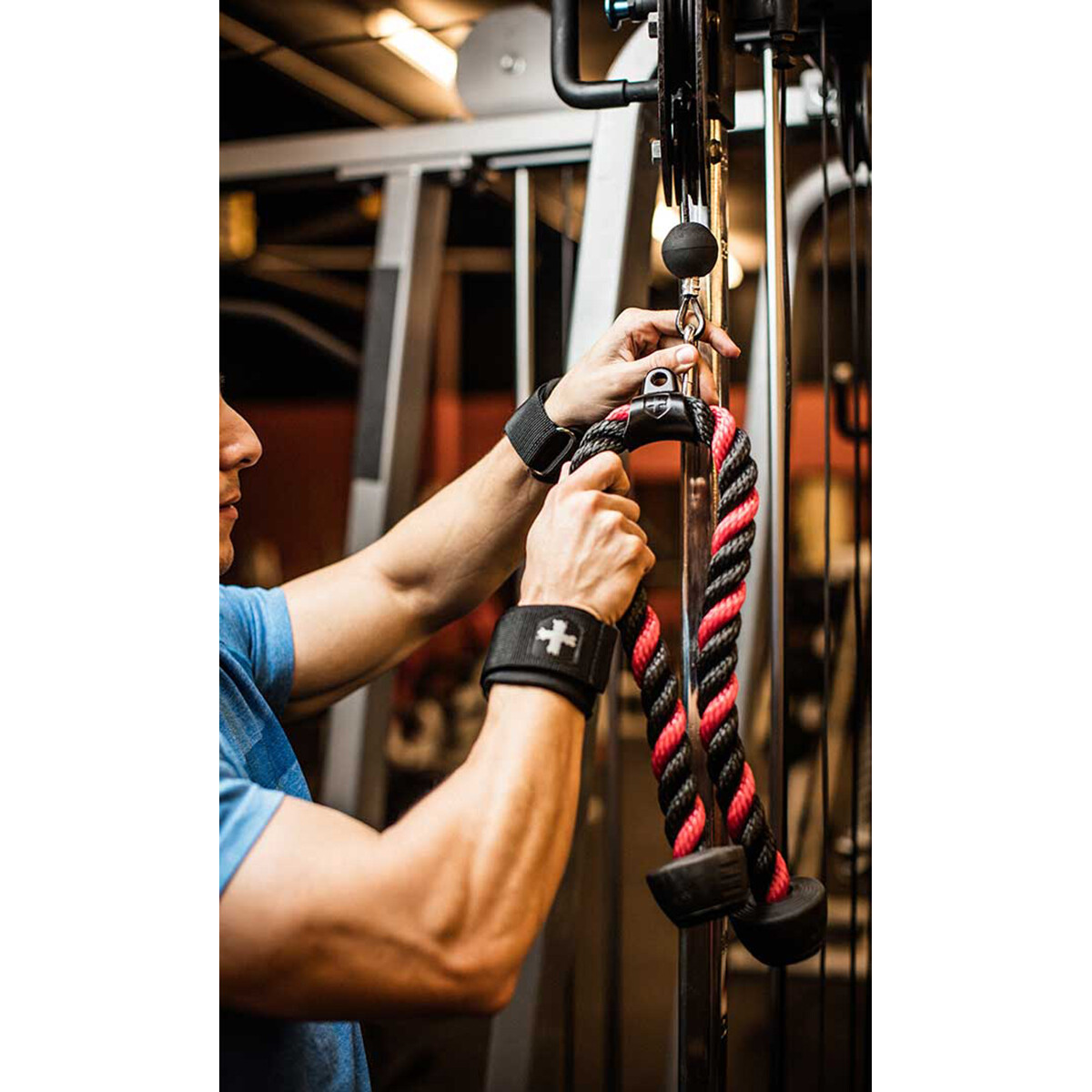 Harbinger 36" Tricep Rope Weight Lifting Cable Attachment