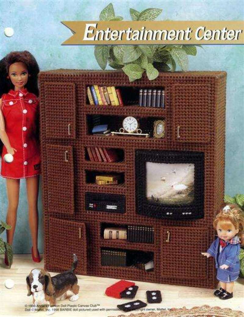 NEW ANNIES FASHION DOLL PC CLUB ENTERTAINMENT CENTER WONDERFUL DESIGN