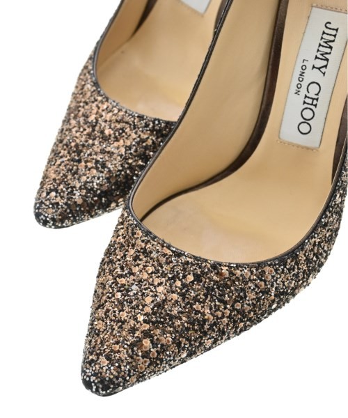 JIMMY CHOO Dress Shoes/Loafers SilverxBrown EU35 1/2(Approx. 22cm) 2200461119053
