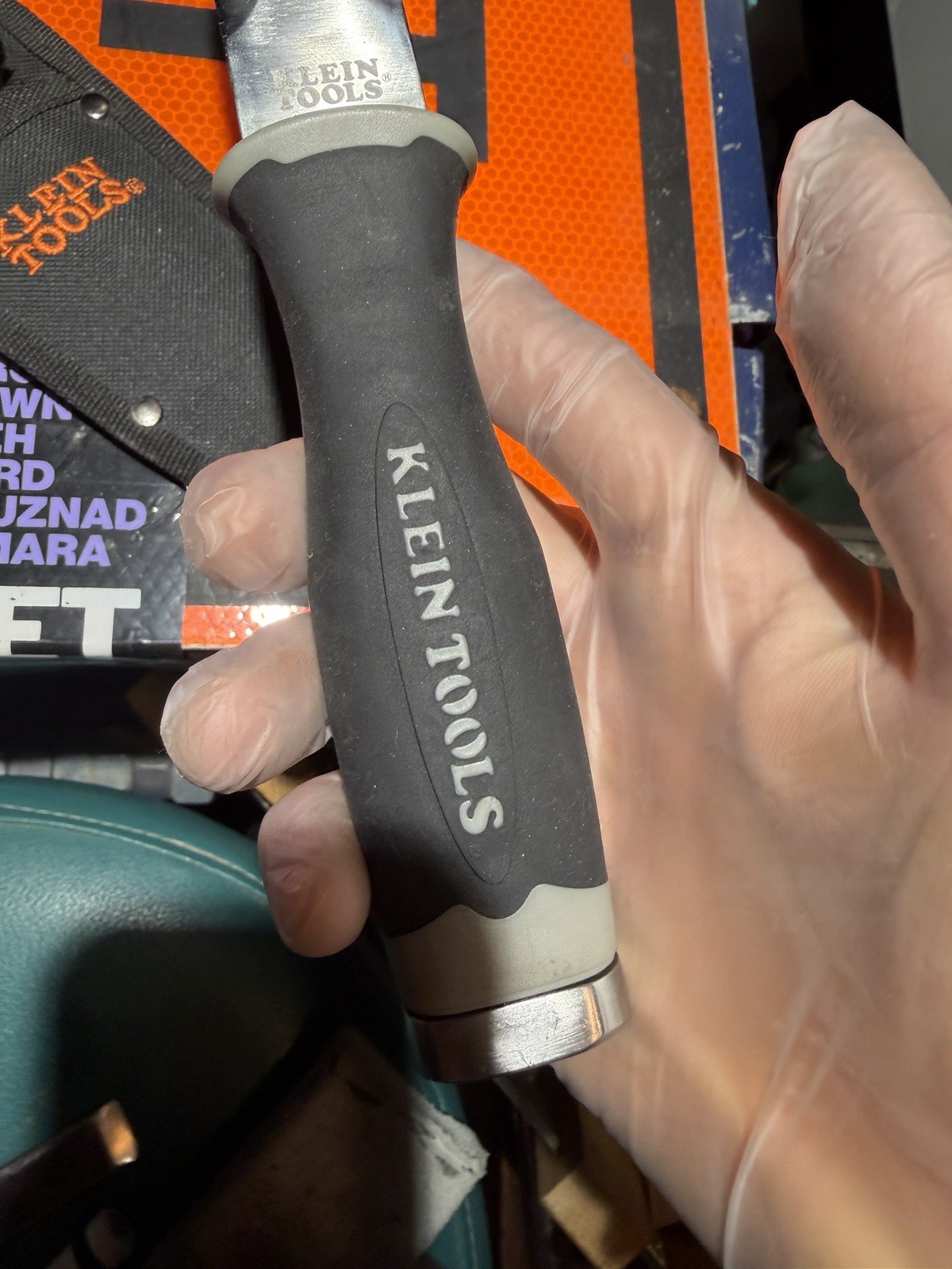 Klein Tools Serrated Duct Knife With Sheath
